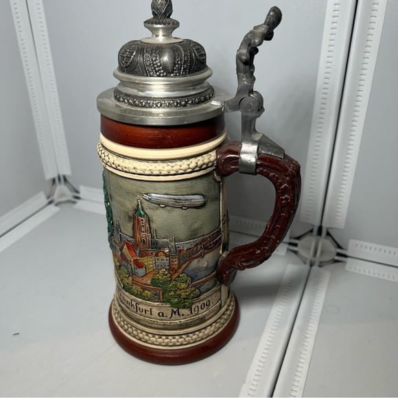 Original THEWALT Limited STEIN: GRAF ZEPPLEIN Luftschiffer Frankfort 1900 - Picture 10 of 10